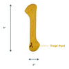 Tall Tails Dog Goat Bone Yellow 6 Inch