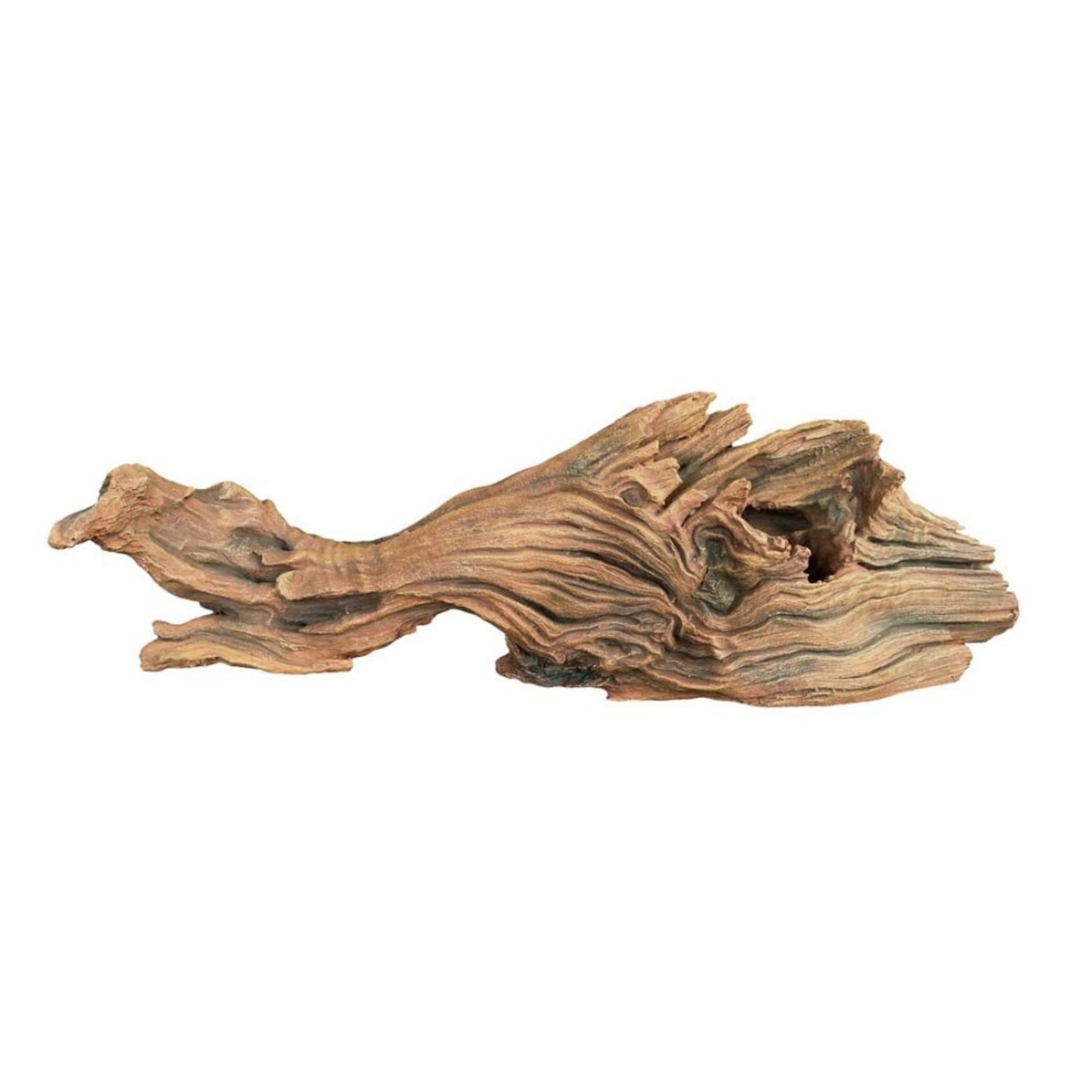Weco Products Wecorama Aquarama African Wood Hollow Brown, 1ea/15.4 in, LG