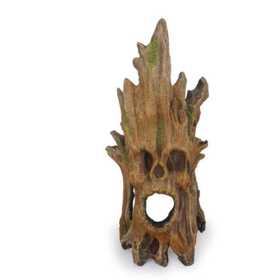 Weco Products Wecorama Sleepy Hollows Wicked Bark Terrarium Ornament Brown/Green, 1ea/LG