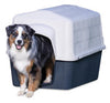 Petmate Barnhome III Dog House Bleached Linen/Black 1ea/LG