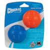 Chuckit! Strato Ball Dog Toy Blue/Orange 1ea/2 pk, SM