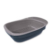 Petmate Simple Sifting Cat Litter Pan Blue, Grey 1ea/One Size