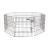 Petmate Exercise Pen with Door Black 1ea/24 in