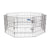 Petmate Exercise Pen with Door Black 1ea/24 in