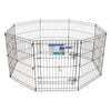 Petmate Exercise Pen with Door Black 1ea/30 in