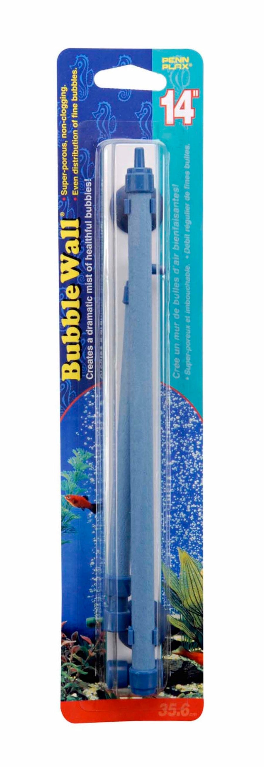 Penn-Plax Air Bubble Wall Blue 1ea/14 in