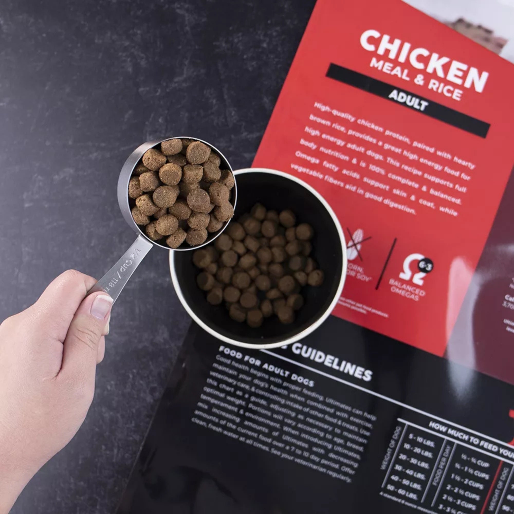 Ultimates Dry Dog Food Chicken Meal & Rice 28lb