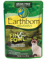 Earthborn Cat Grain-Free Fin and Fowl Tuna Dinner with Chicken in Gravy Pouch 3oz. (Case of 24)