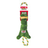 KONG Tugger Knots Frog Dog Toy Green 1ea/MD/LG