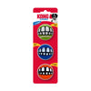 KONG Grinz by Rogz Variety Ball Dog Toys 1ea/SM, 3 pk