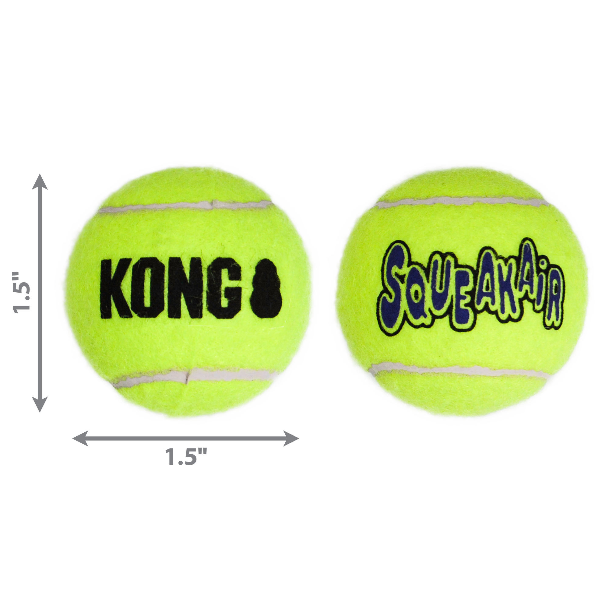 KONG Air Dog Squeaker Tennis Ball Dog Toy 1ea/3 pk, XS