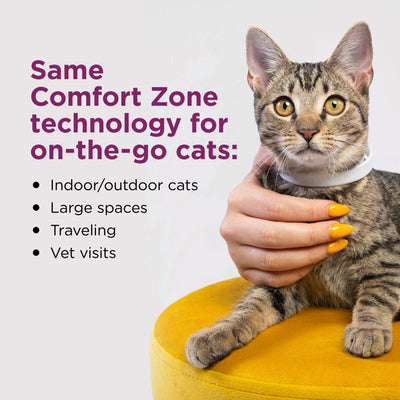 Comfort Zone Comfort Zone Cat Calming Collar White, 1ea/Single pk