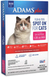 Adams Plus Flea & Tick Spot On for Cats & Kittens 1ea/Over 5 lb