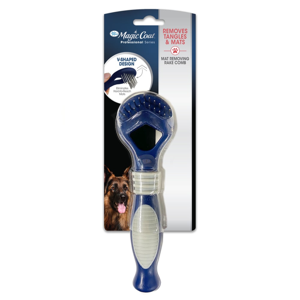 Four Paws Magic Coat Dog Dematting Rake Comb 1ea/One Size