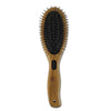 Bamboo Groom Combo Brush with Bristles and Pins Large