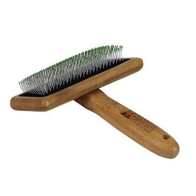 Bamboo Groom Soft Slicker Brush Large