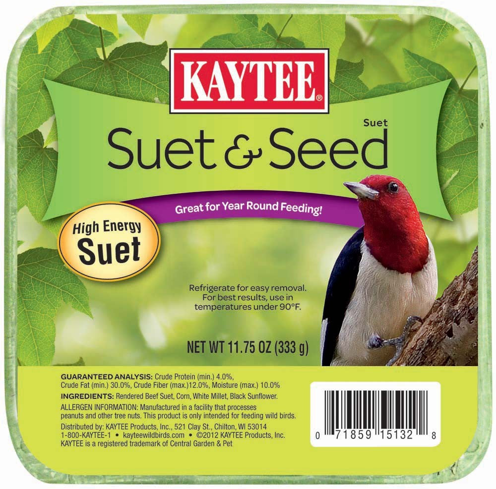 Kaytee Suet & Seed High Energy Suet 1ea/11.75 oz