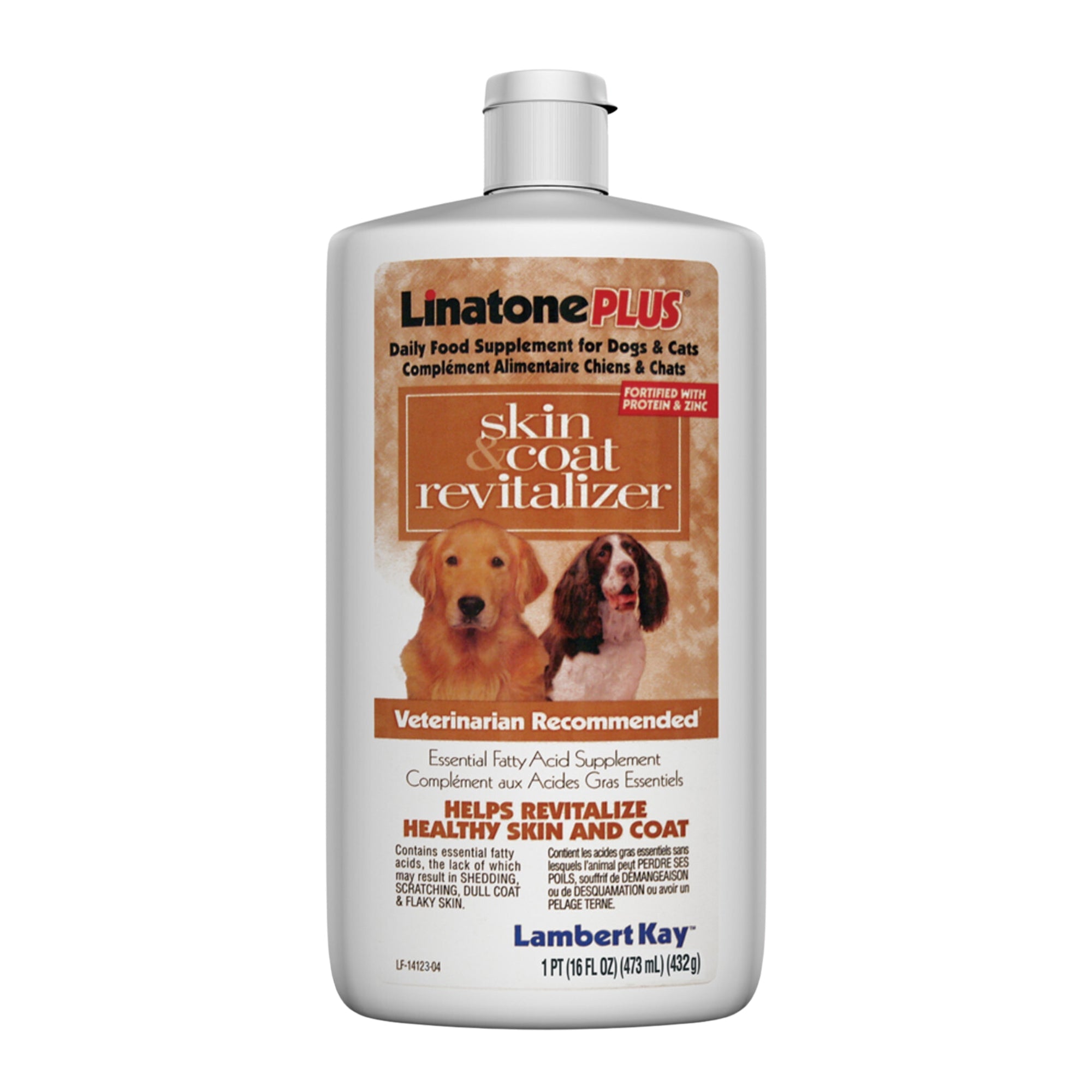 Lambert Kay Linatone Shed Relief Plus for Dogs & Cats 1ea/16 oz