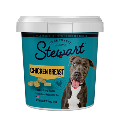 Stewart Single Ingredient Freeze Dried Dog Treats Chicken Breast, 1ea/11.5oz.