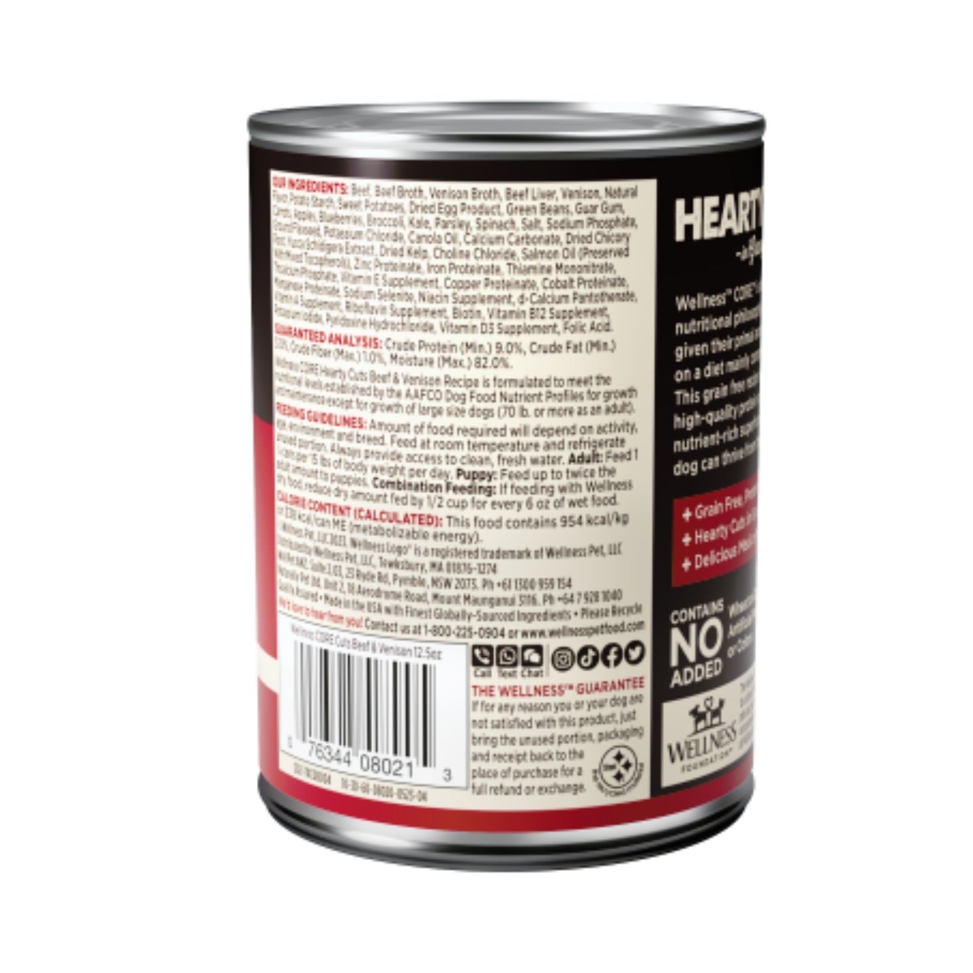 Wellness Dog Core Cuts Beef Venison 12.5oz. (Case of 12)