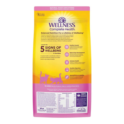 Wellness Complete Health Kitten Chicken & Rice 5Lb