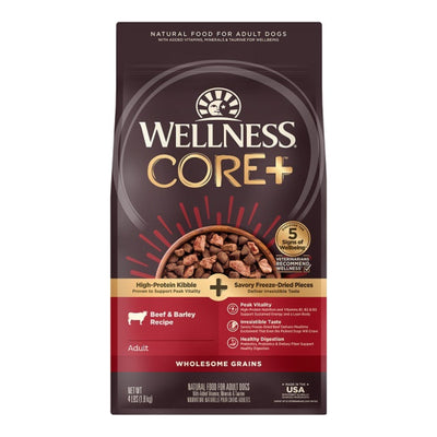 Wellness Core+ 4Lb Beef Barley Adult