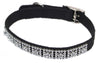 Coastal Nylon Jeweled Collar Black 3/8X10In