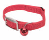 Coastal Sassy Snag-Proof Nylon Safety Cat Collar Red 3/8X8In