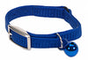 Coastal Sassy Snag-Proof Nylon Safety Cat Collarr Blue 3/8X10In