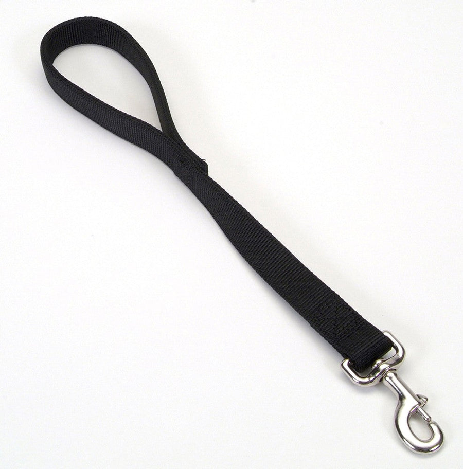 Coastal DoublePly Nylon Traffic Dog Leash Black, 1ea/1 In X 24 in