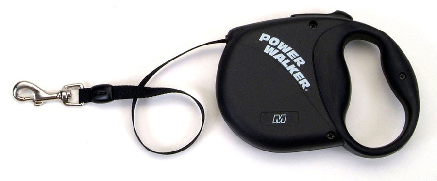 Coastal Retractable Dog Leash Black, 1ea/16 ft, MD