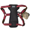 Coastal K9 Explorer 1 Inch Padded Harness Berry Red (26-38 Inch)