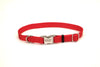 Coastal Adjustable Nylon Collar With Coastal Titan Metal Buckle Red 5/8X14In