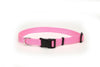 Coastal Adjustable Nylon Collar With Tuff Buckle Bright Pink 1X20In