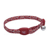 Coastal Safe Cat Adjustable Breakaway Garnet Swirls