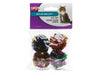 Spot Mylar Ball Cat Toy Multi-Color 1.5 in 4 Pack