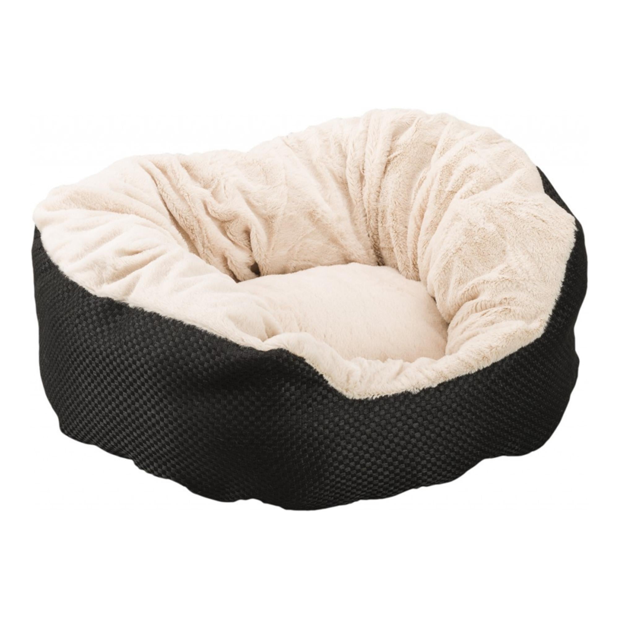 Ethical Pet Sleep Zone Basket Weave Cuddler 18? Black