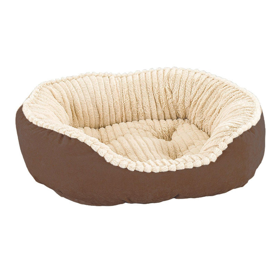 Ethical Pet Sleep Zone Carved Plush 21? Chocolate