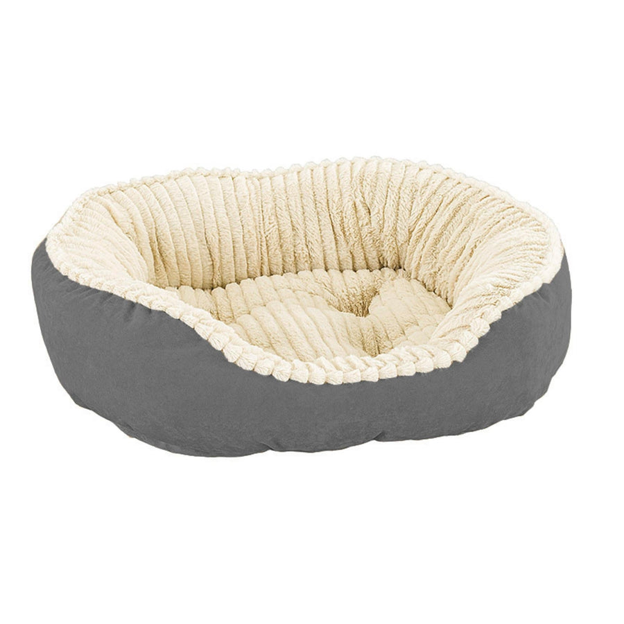 Ethical Pet Sleep Zone Carved Plush 32? Gray