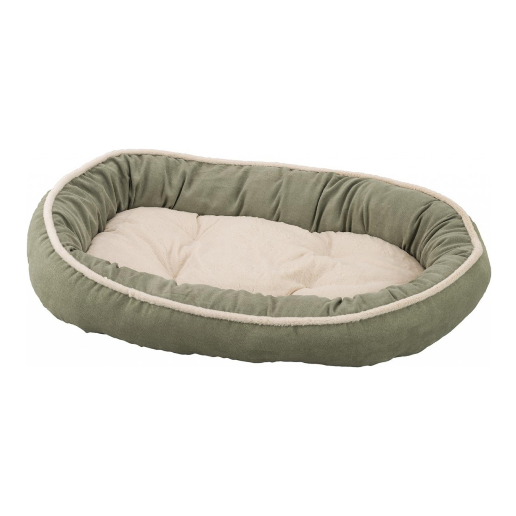 Ethical Pet Sleep Zone Shearling Oval Cuddler 35? Sage