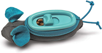 Doc and Phoebe The Hunting Snacker Cat Feeder Black-Blue 3.5in