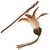 Spot Silver Vine Teaser Wand Cat Toy Assorted Tan-Brown 10in