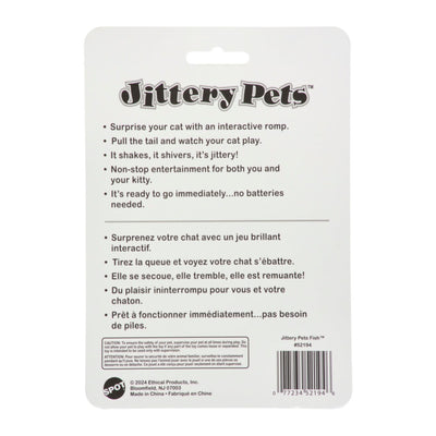 Spot Plush Jittery Fish Cat Toy Assorted, 1ea/3 in