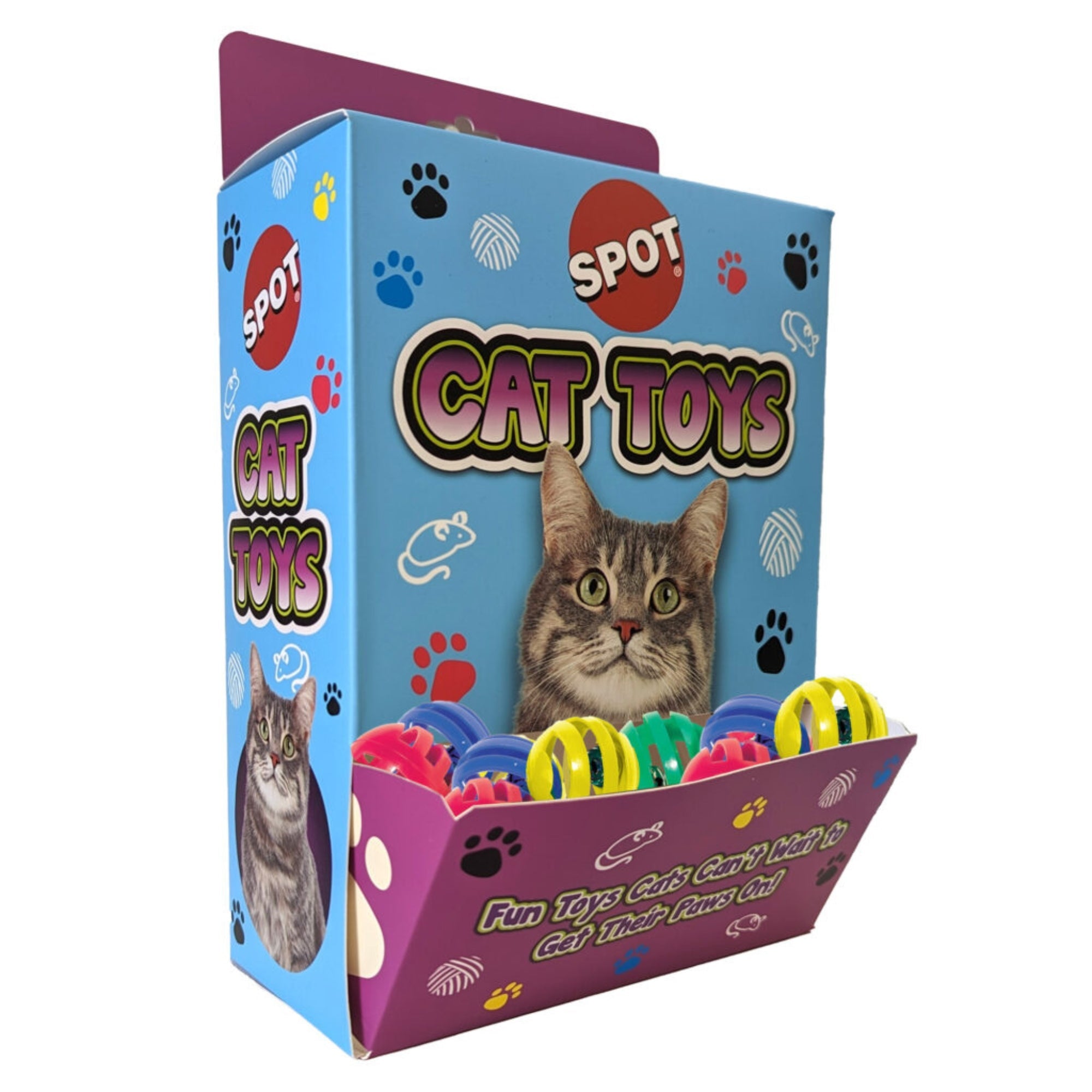 Spot Slotted Balls Bulk Box 72 Pieces