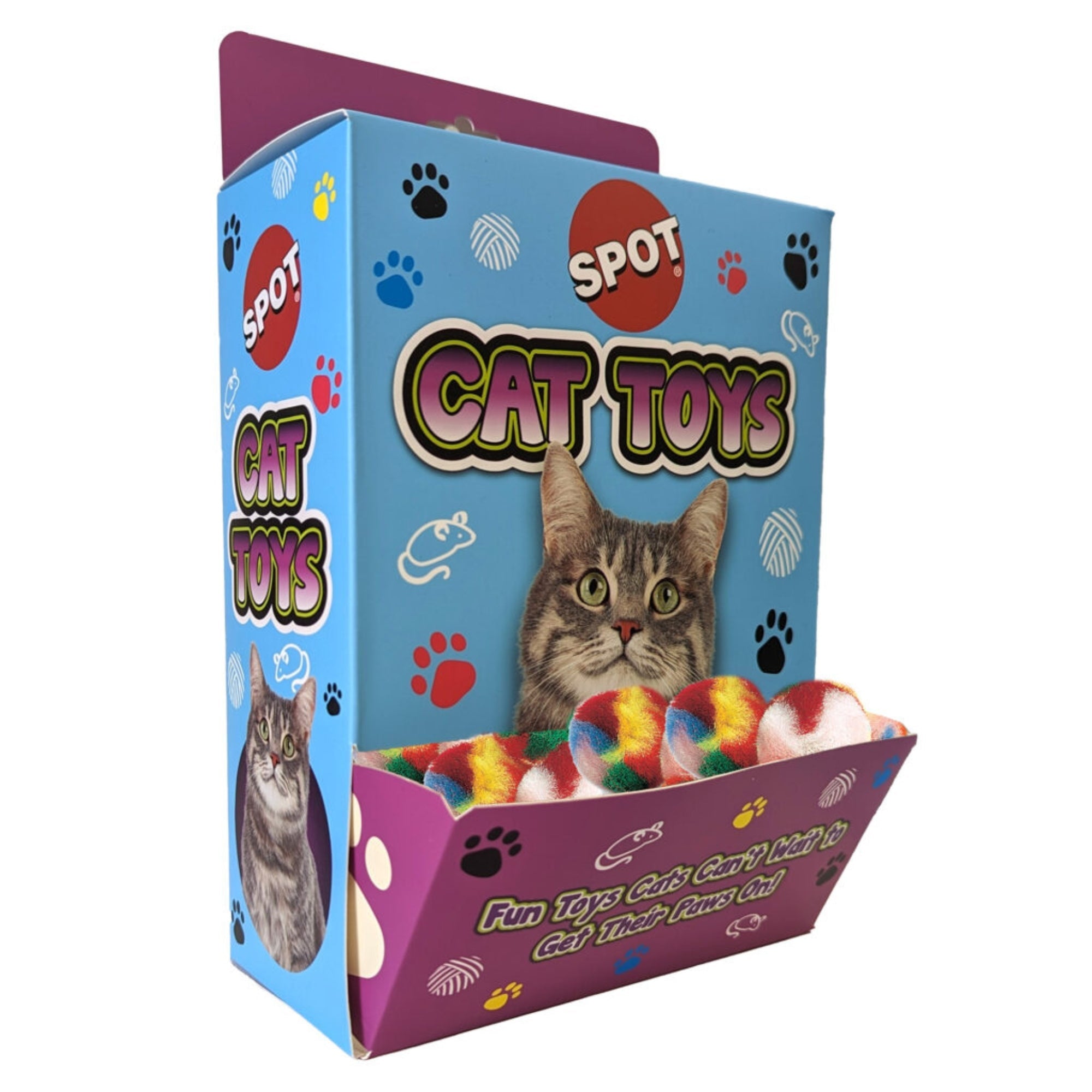 Spot Kitty Yarn Puffs Bulk Box 72 Pieces