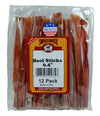 Smokehouse USA Made Beefy Sticks Dog Treats 1ea/6.5 in, 12 pk