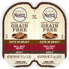 Nutro Products Perfect Portions Grain Free Cuts in Gravy Adult Wet Cat Food Beef 24ea/2.6 oz, 24 pk