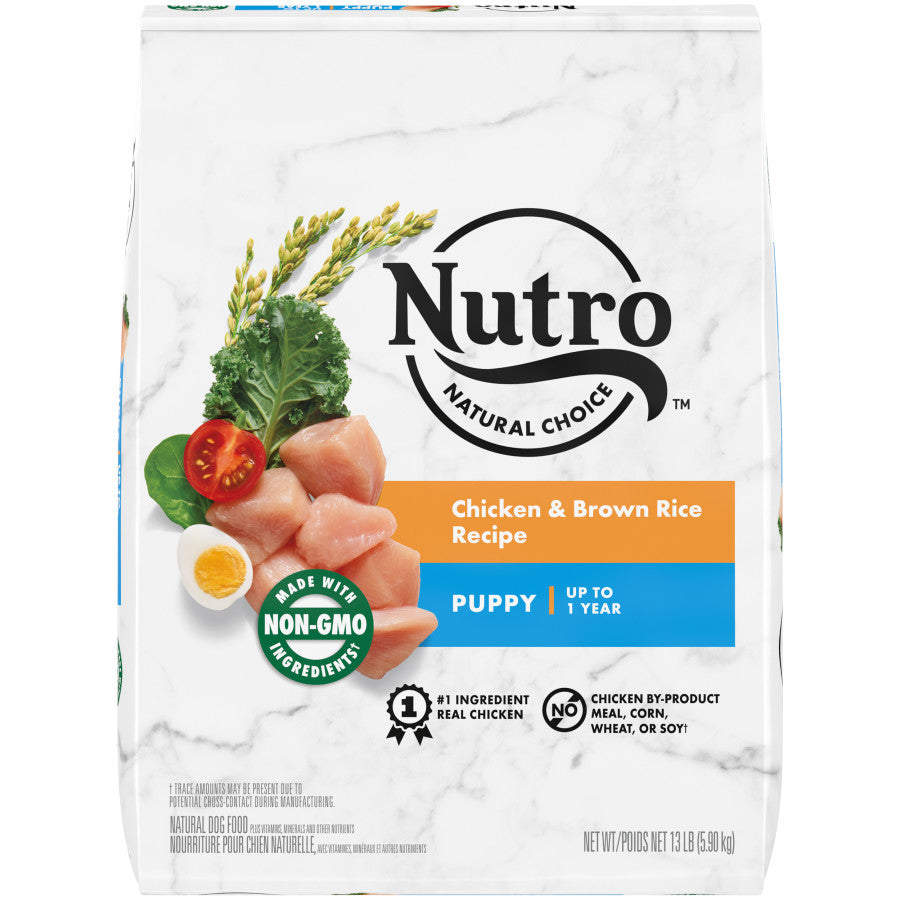 Nutro Products Natural Choice Chicken and Brown Rice Recipe Dry Puppy Dog Food 13 Lb