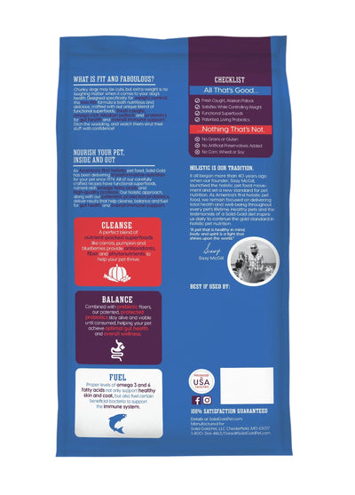 Solid Gold Dog 24Lb Fit N Fabulous Pollock