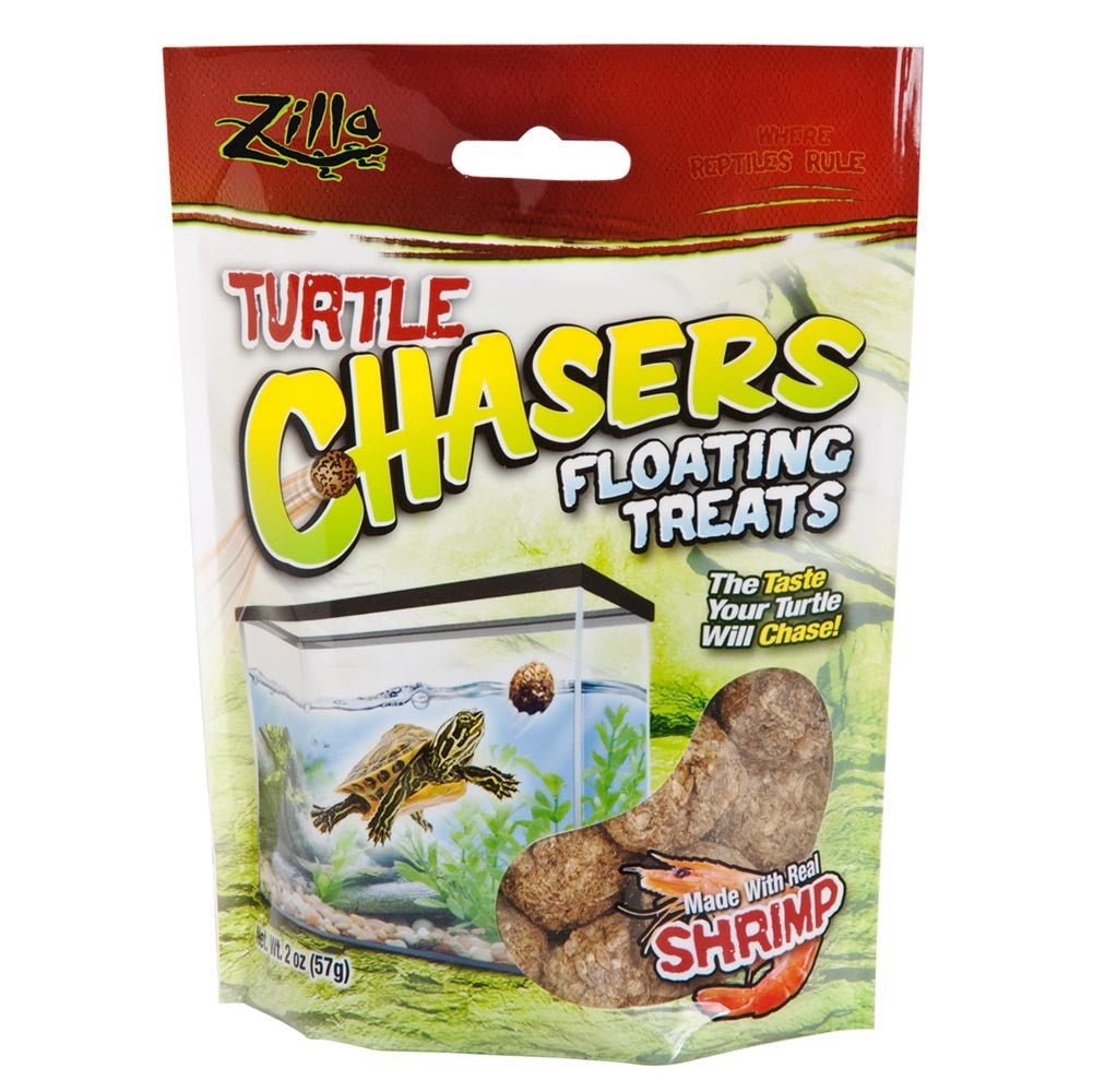 Zilla Turtle Chasers Floating Treats Shrimp, 1ea/2 oz